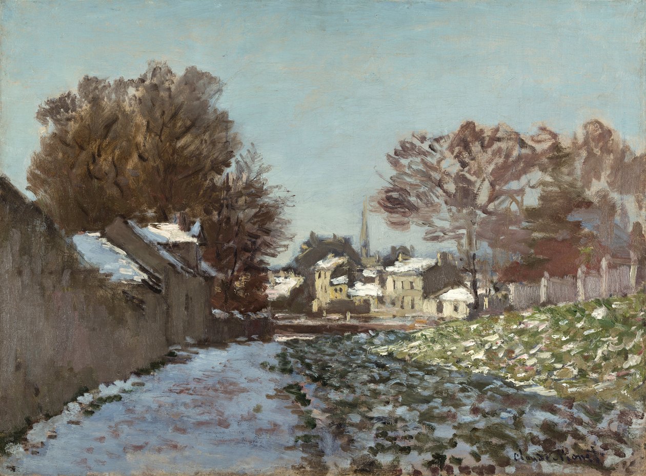 Argenteuil'de kar by Claude Monet
