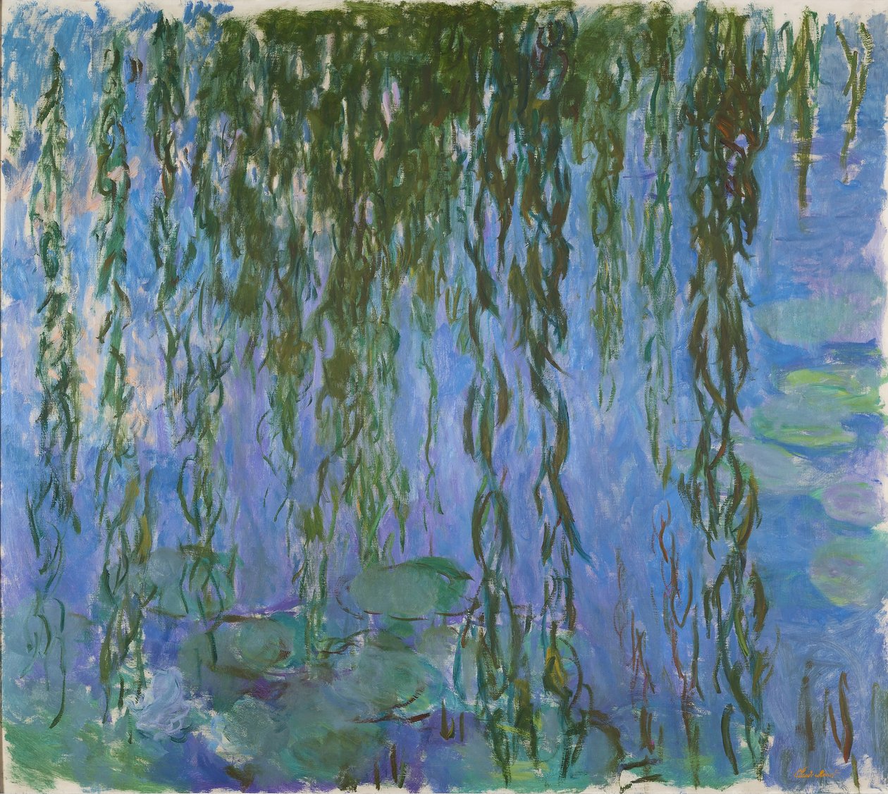 Söğüt Dallı Nilüferler, 1916-1919. by Claude Monet