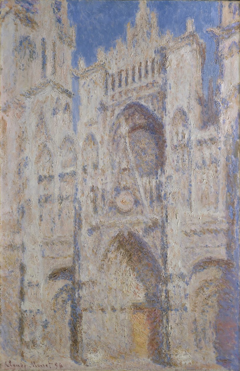Rouen Katedrali: Portal (Güneş Işığı), 1894 by Claude Monet