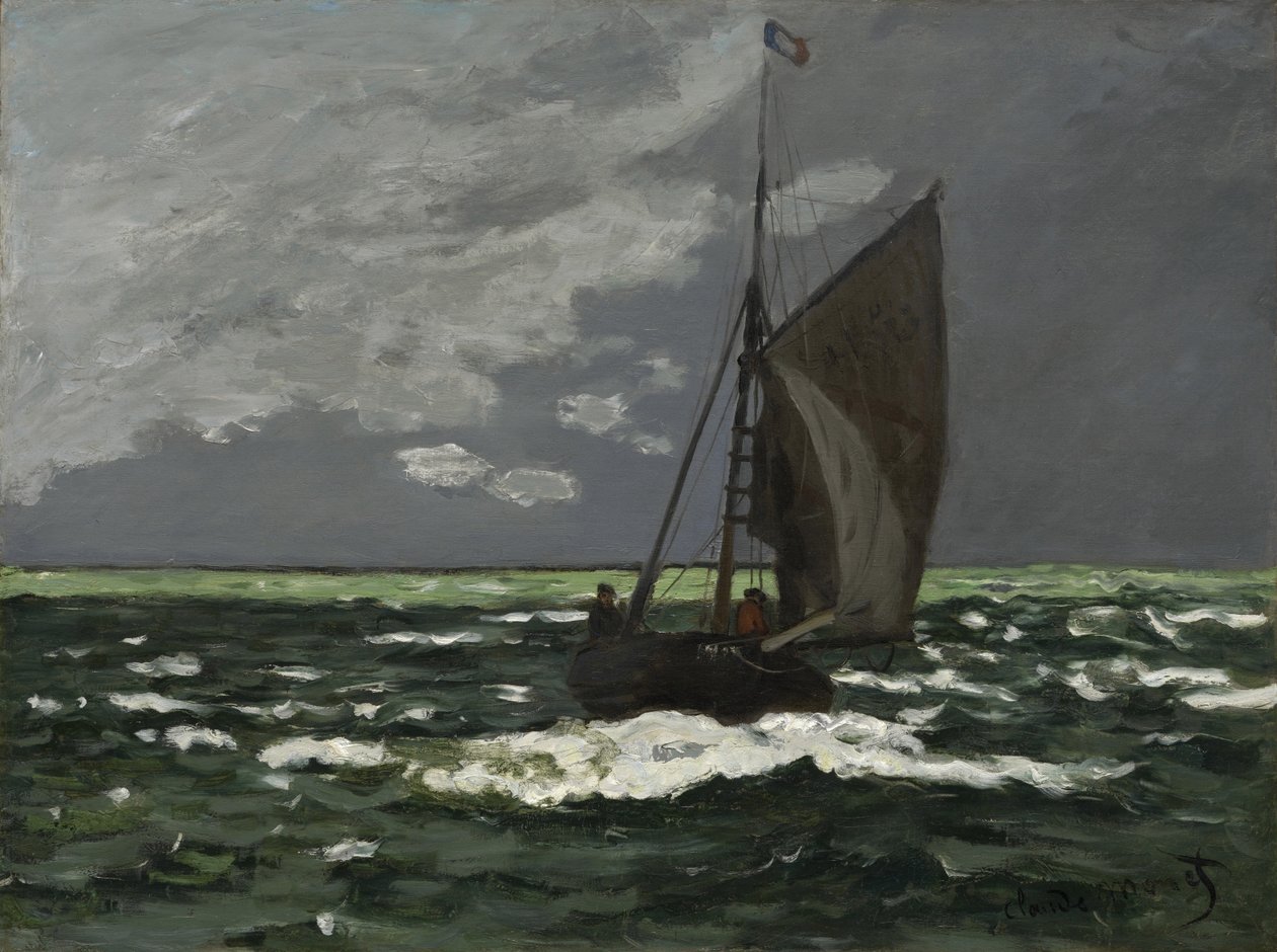 Deniz manzarası, Fırtına by Claude Monet