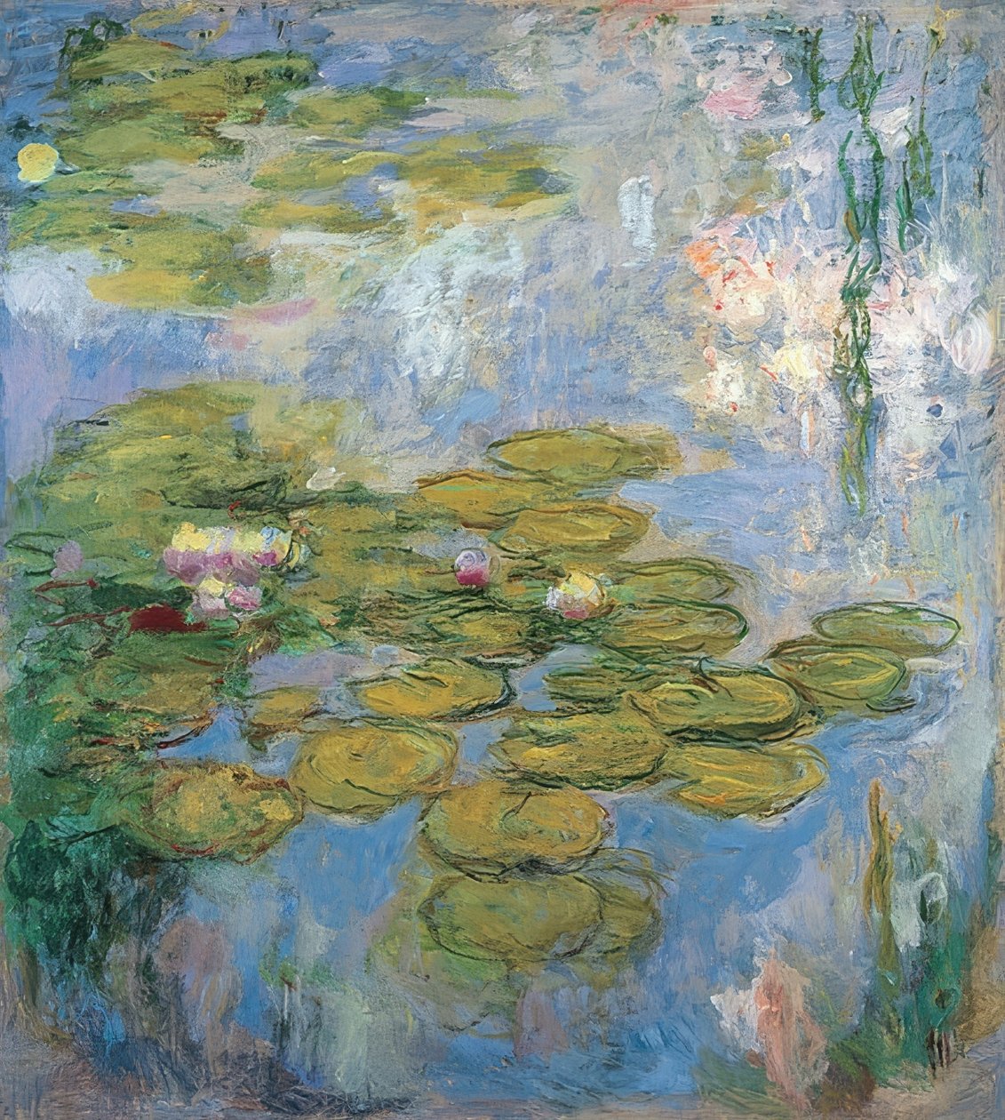 Nilüferler (nymphéalar). 1916-19 by Claude Monet