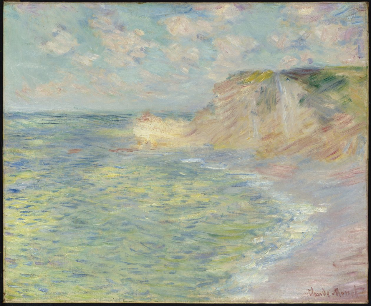 Yukarıdaki Uçurum, 1885 by Claude Monet