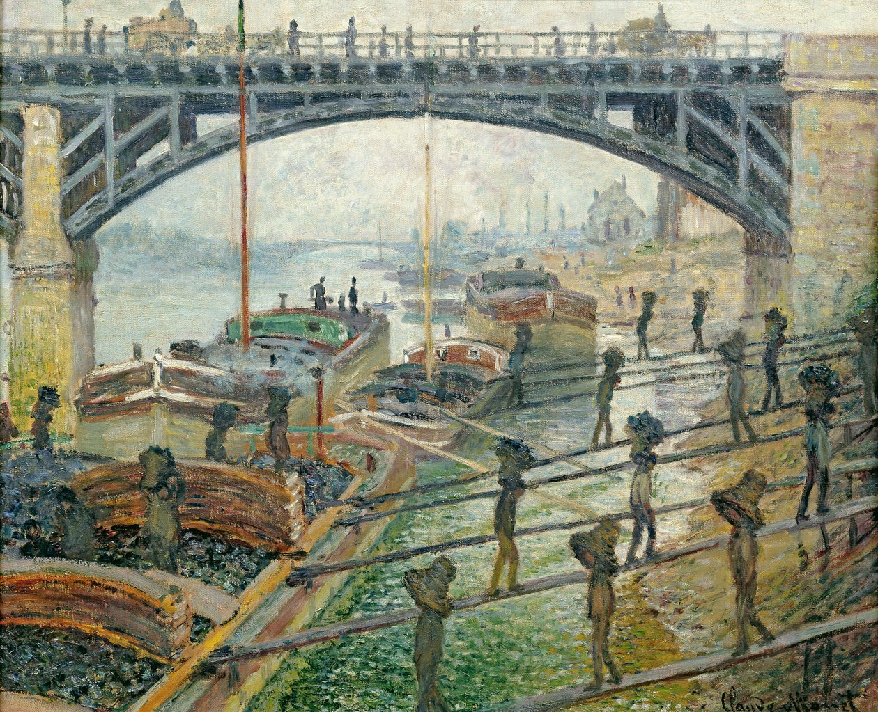 Kömür İşçileri by Claude Monet