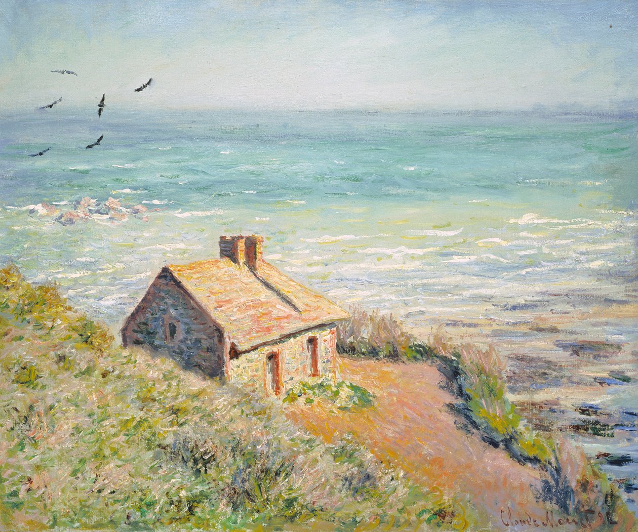 Gümrük Kulübesi, Sabah, 1882 by Claude Monet