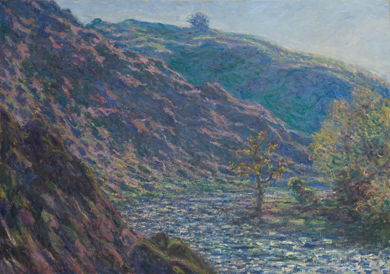 Petite Creuse Nehri, 1889. by Claude Monet