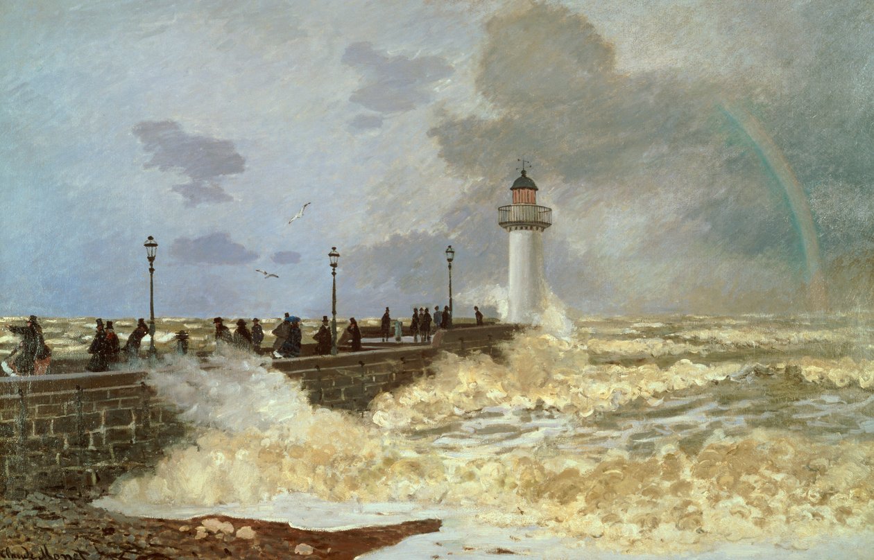 Le Havre Rıhtımı, 1868 by Claude Monet