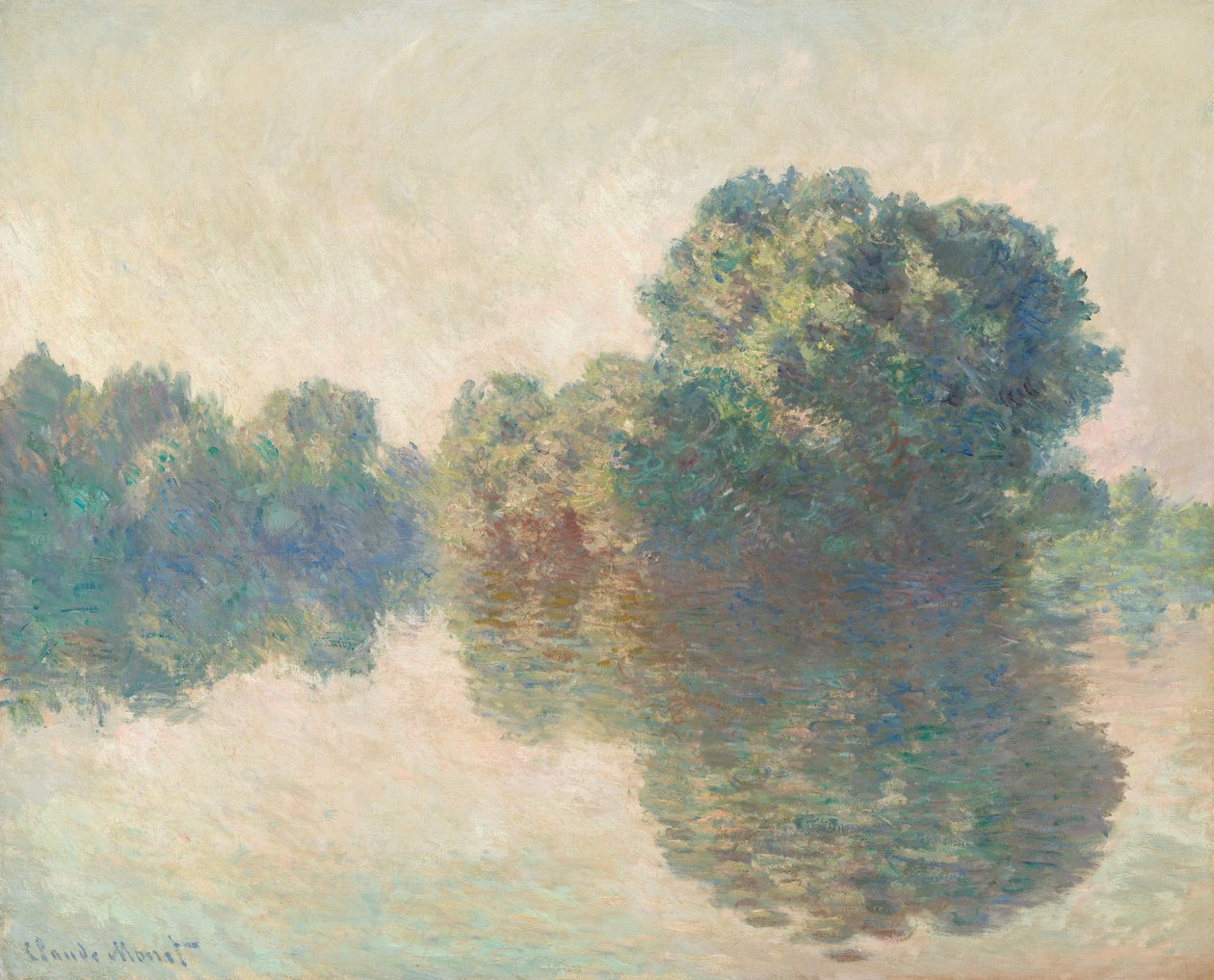 Giverny'deki Seine Nehri by Claude Monet