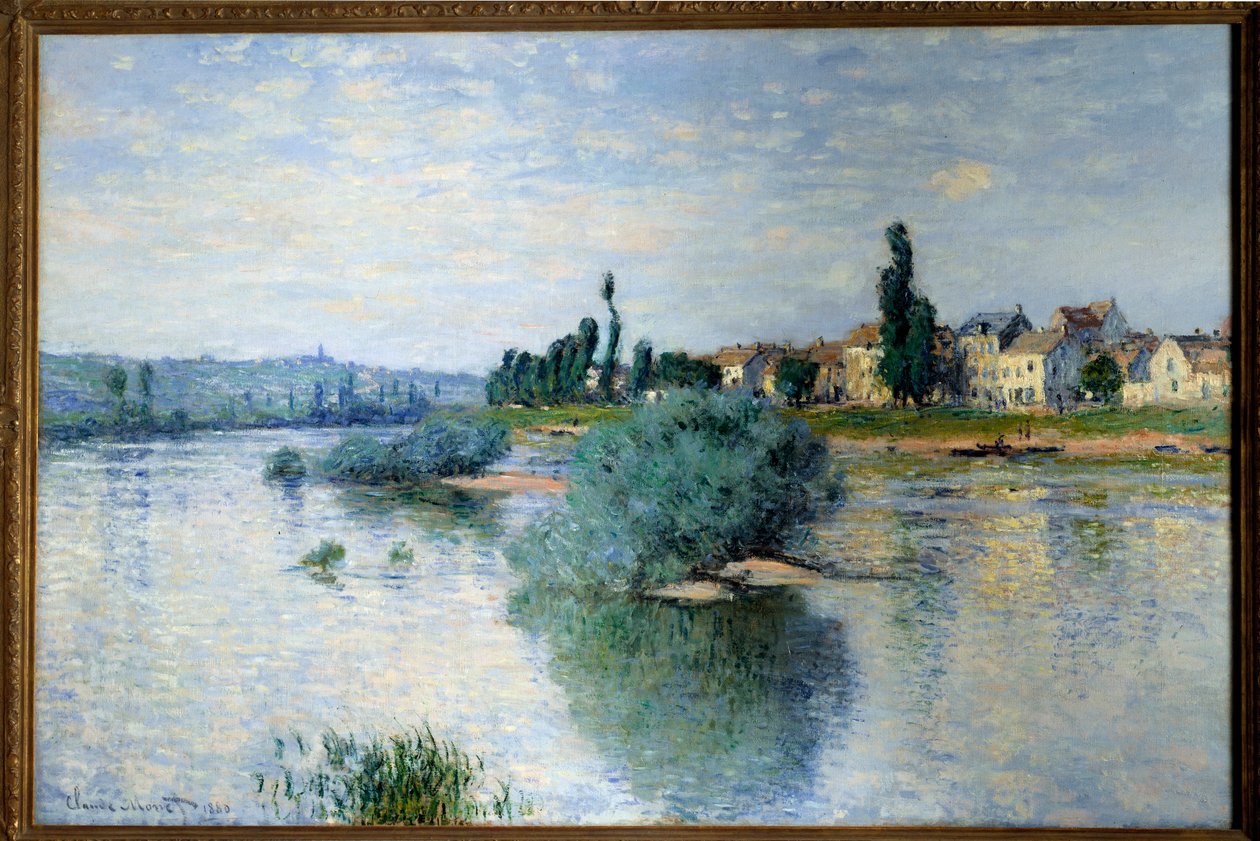 Lavacourt'taki Seine Nehri by Claude Monet