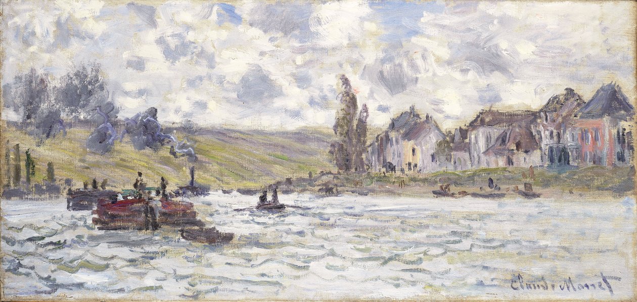 Lavacourt Köyü, 1878 by Claude Monet