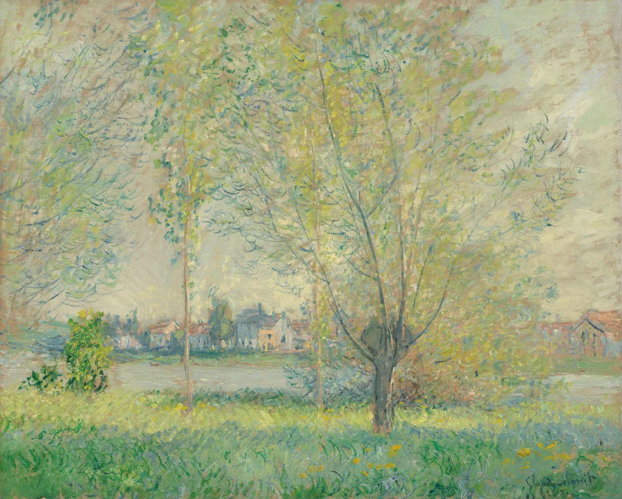 Söğütler by Claude Monet
