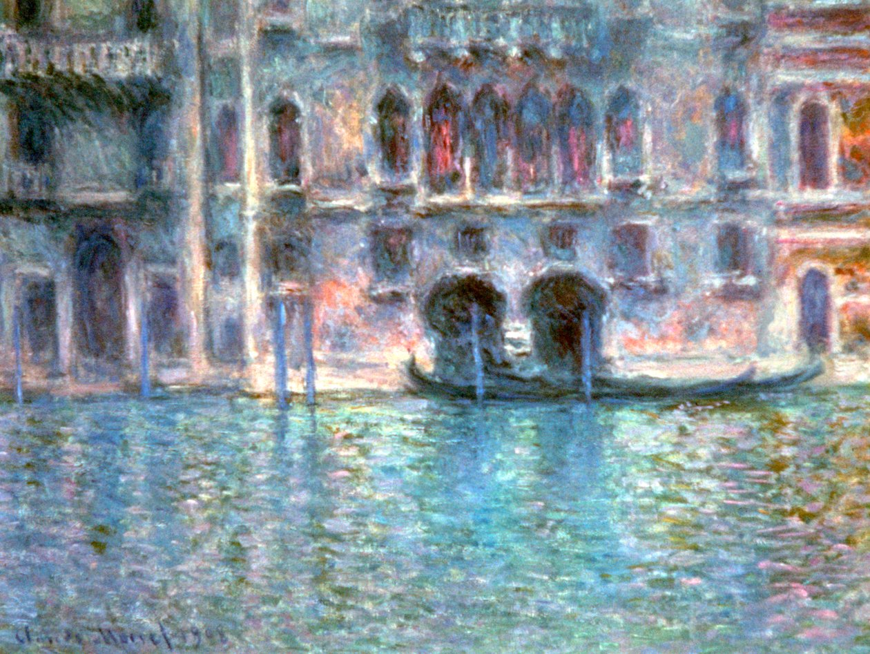 Venedik, Palazzo Da Mula, 1908 by Claude Monet