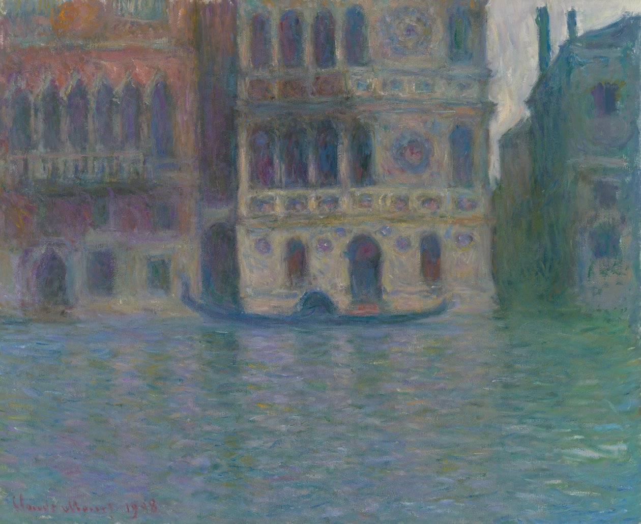 Venedik, Palazzo Dario, 1908. by Claude Monet