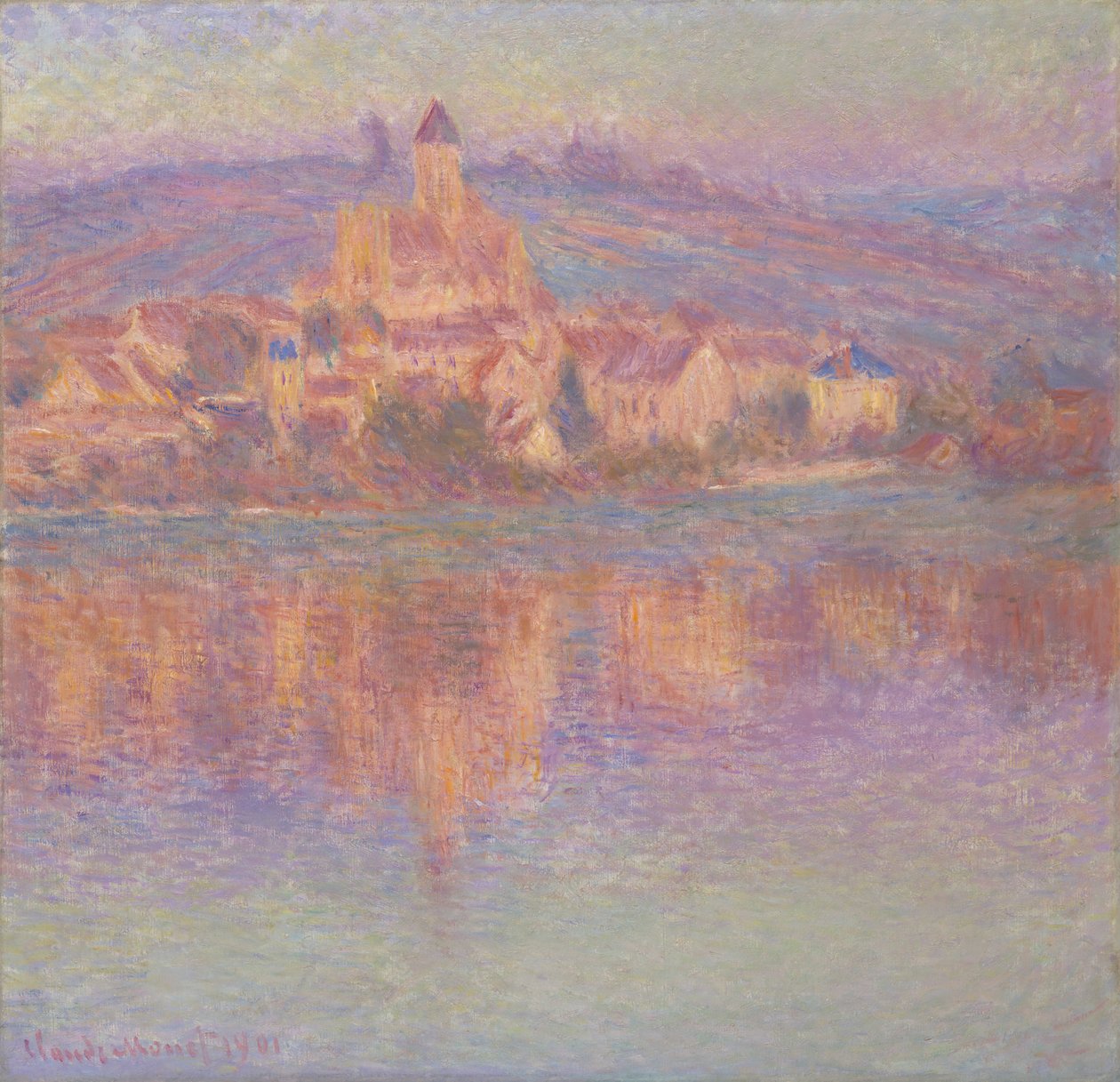 Vetheuil, 1901. by Claude Monet