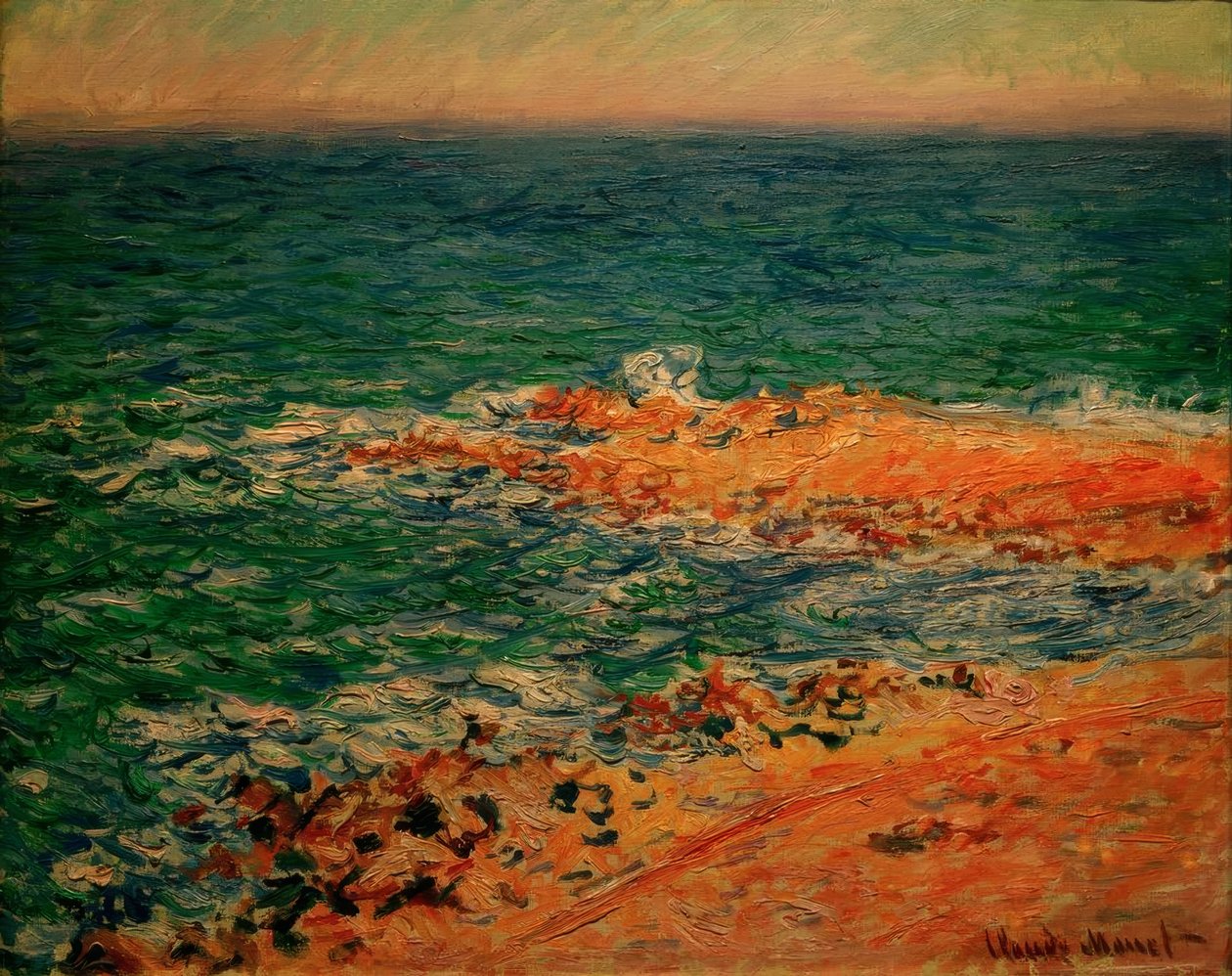 Deniz manzarası by Claude Monet