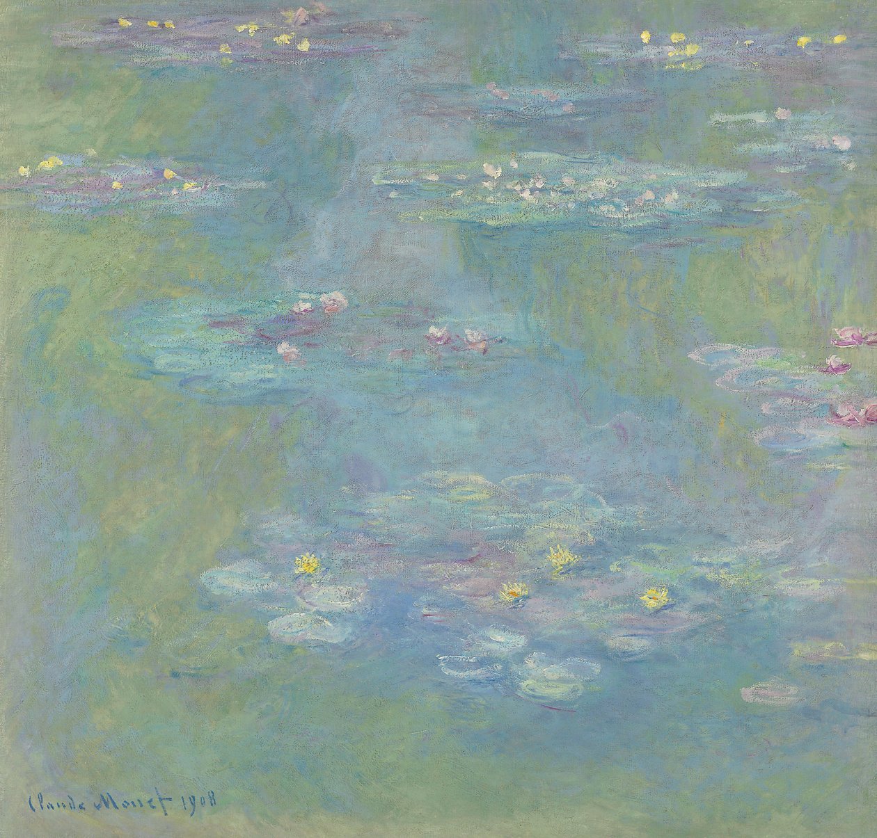 Su zambakları; su perileri, 1908 by Claude Monet