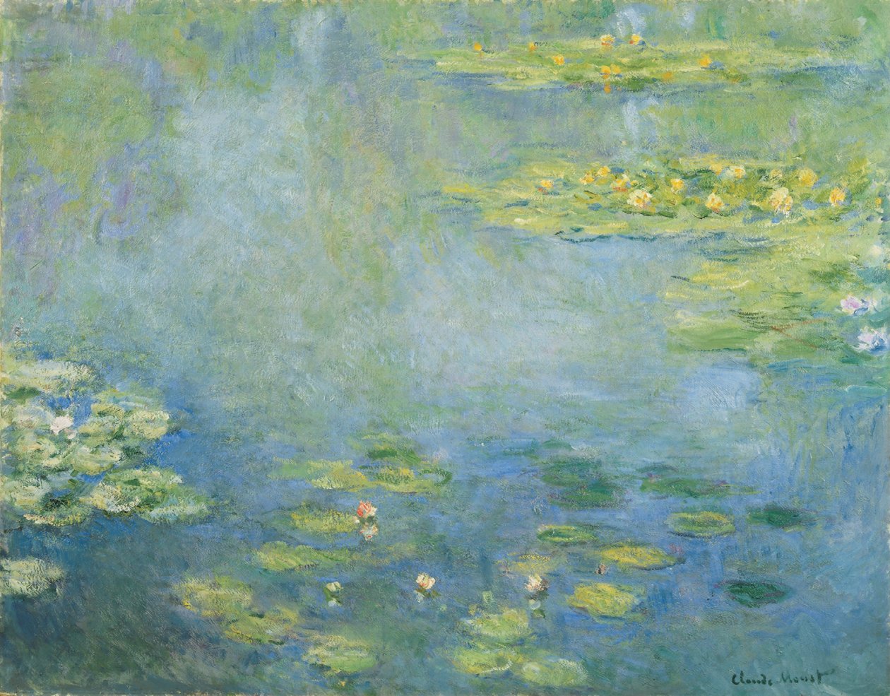 Nilüferler (tuval üzerine yağlı boya) by Claude Monet