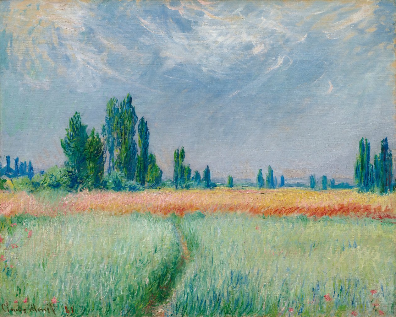 Buğday tarlası by Claude Monet