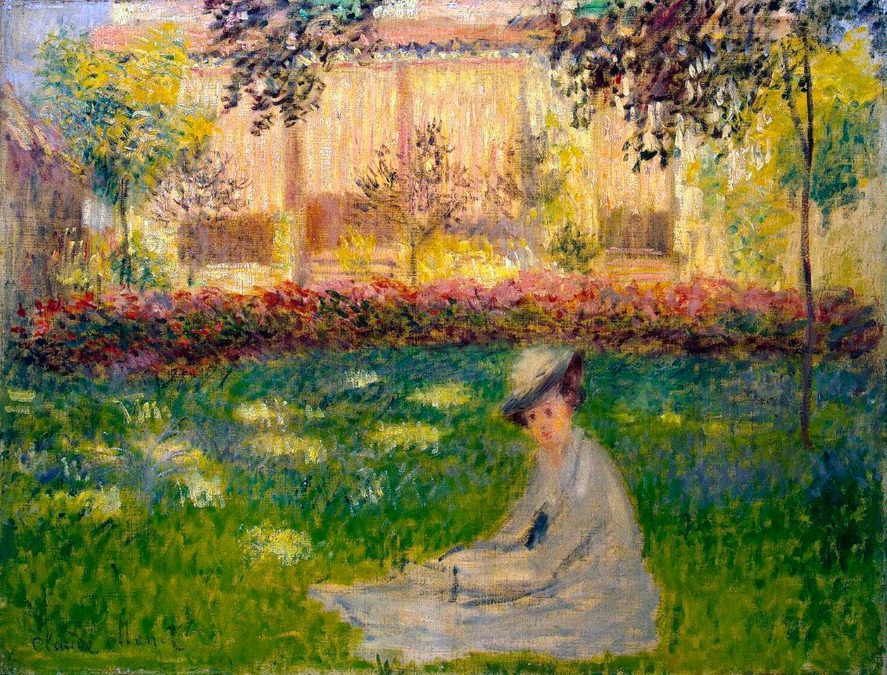 Bahçedeki Kadın, 1876. by Claude Monet