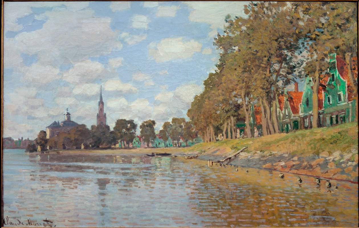 Zaandam (Hollanda) by Claude Monet