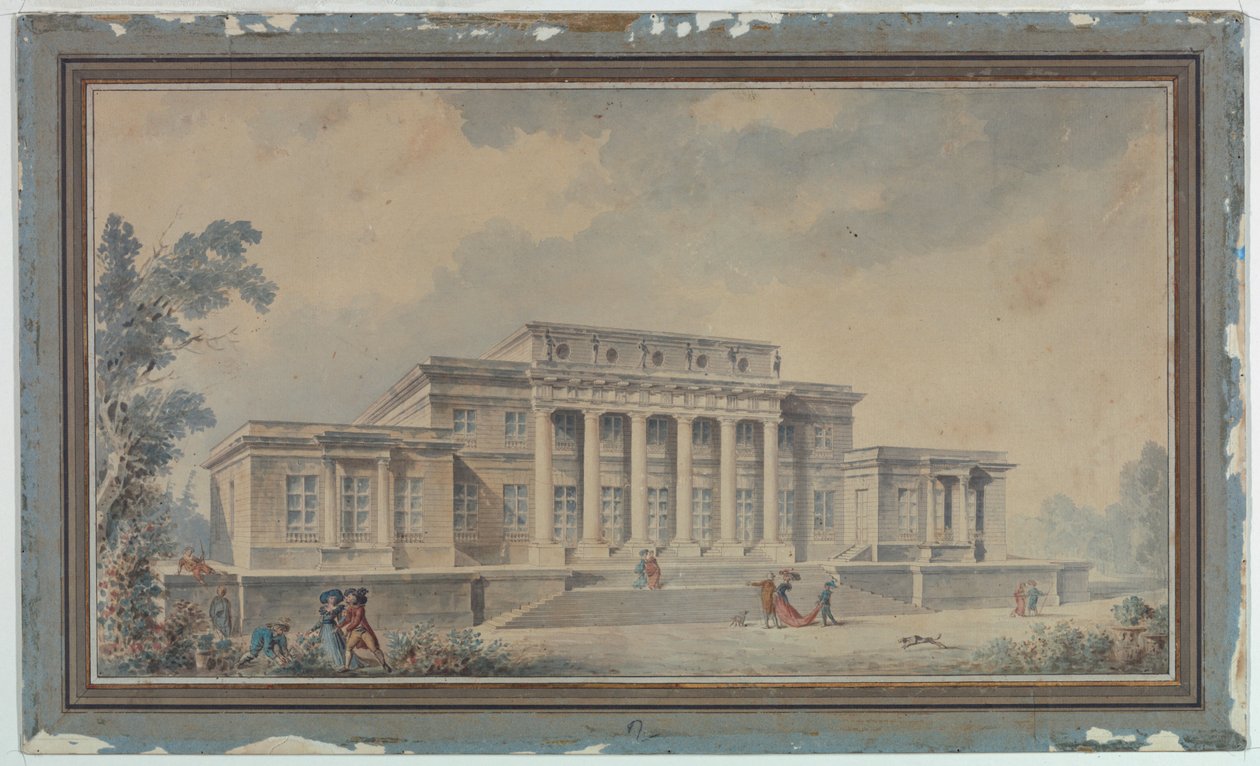 Country Villa Projesi by Claude Nicolas Ledoux