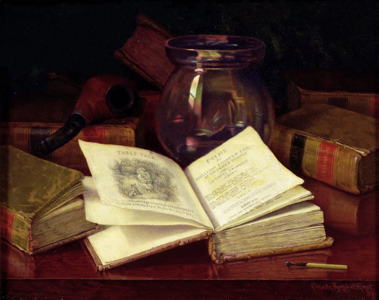 ವಿಲಿಯಂ ಕೌಪರ್ ಅವರ ಕವನಗಳು, c.1890-1905 ಟರ್ಕ್ by Claude Raguet Hirst
