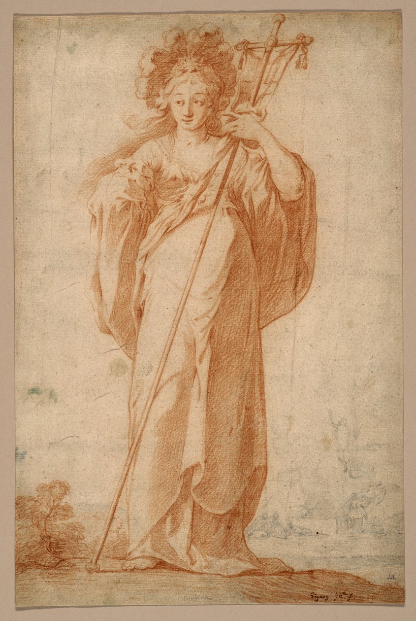 Kuman Sibyl, c.1630 by Claude Vignon