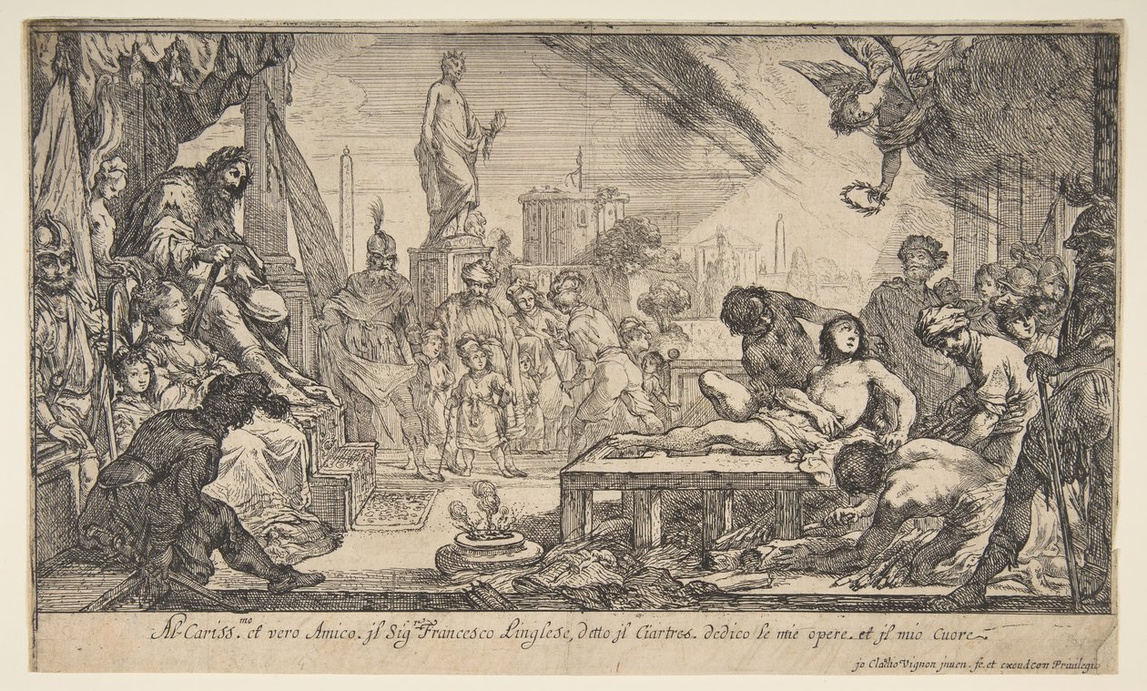 St. Lawrence Şehitliği, yak. 1627. by Claude Vignon