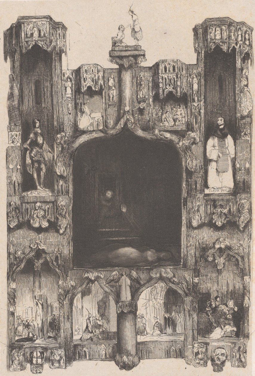 Notre Dame de Paris, 1832. by Célestin Nanteuil