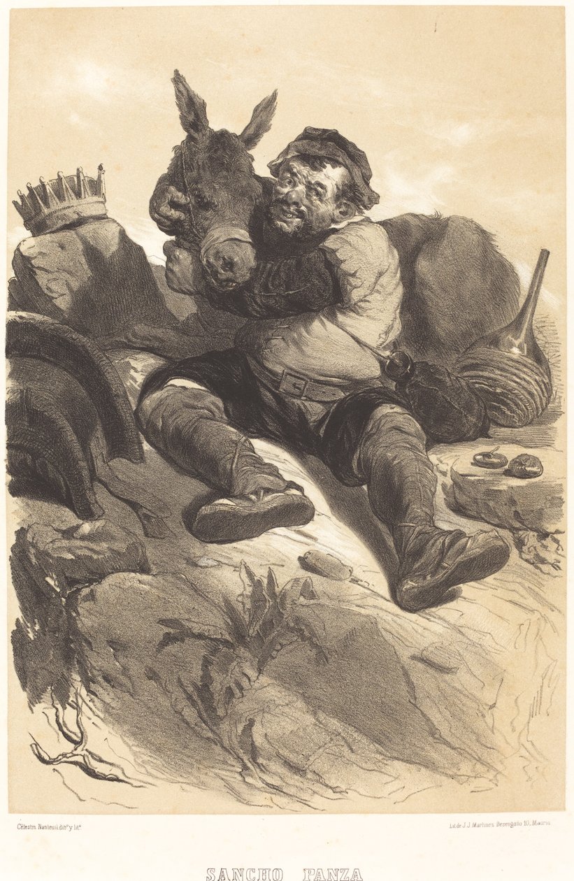 Sancho Panza by Célestin Nanteuil