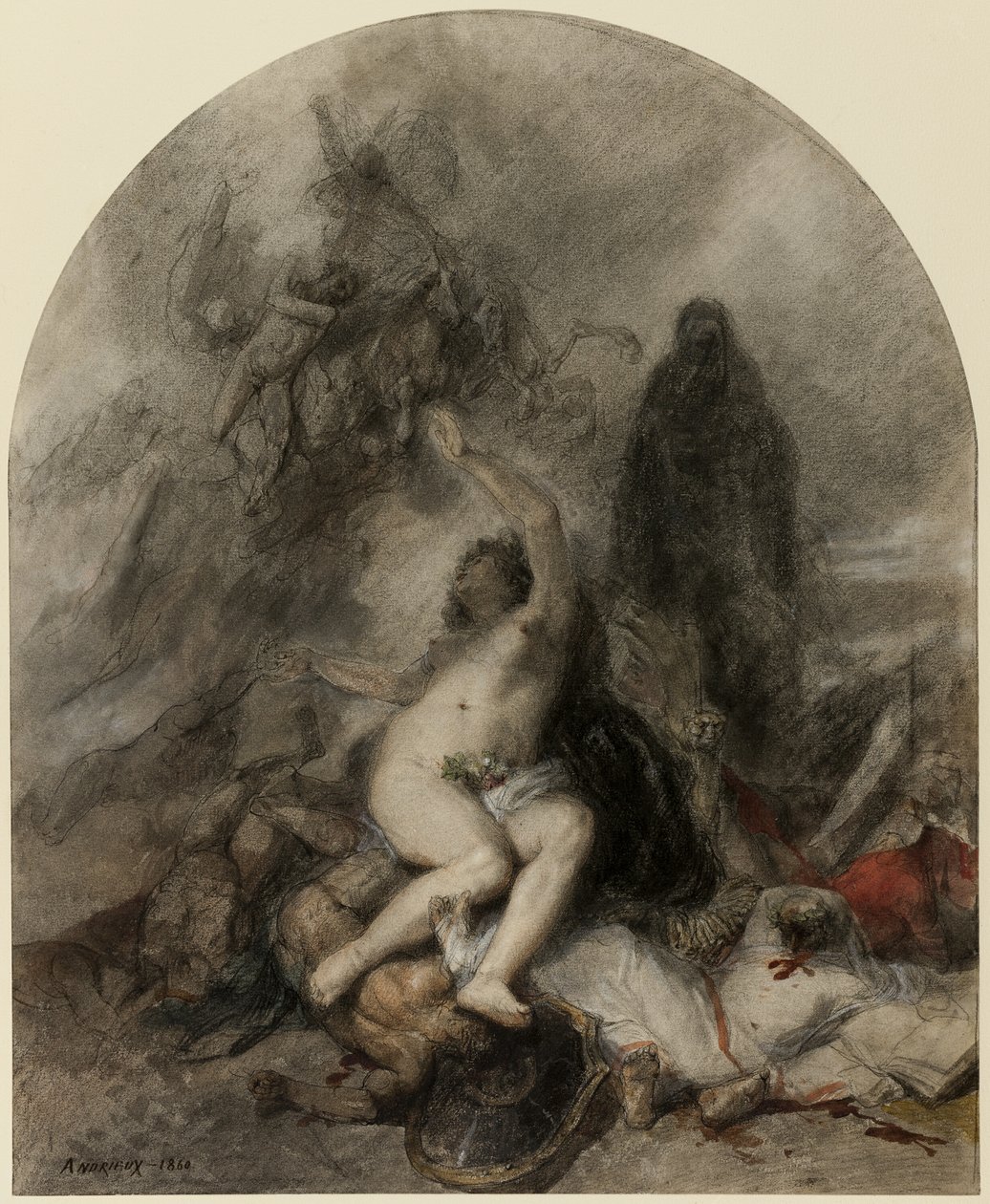 Savaş Alegorisi by Clément Auguste Andrieux