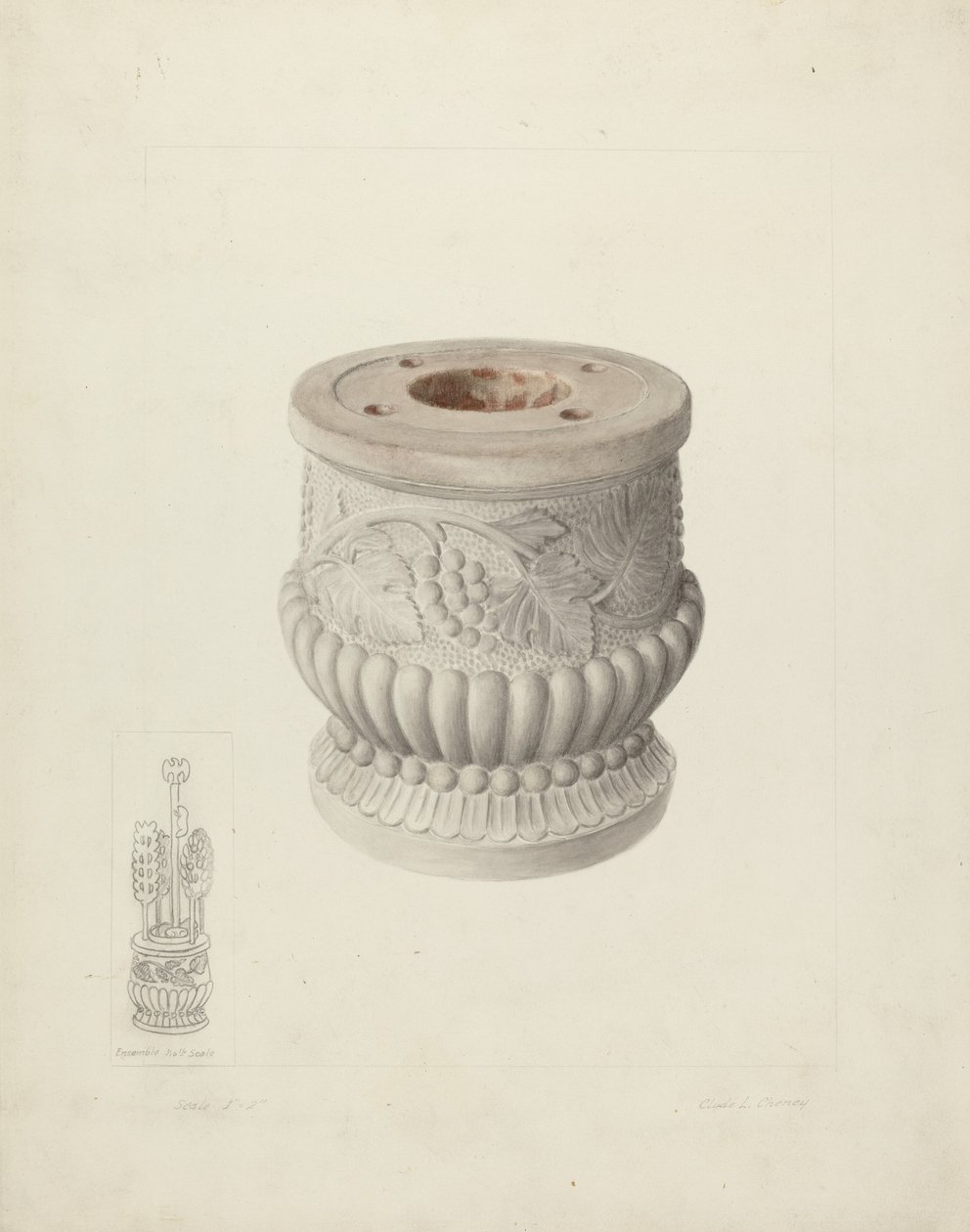 Oyma Taş Urn by Clyde L. Cheney