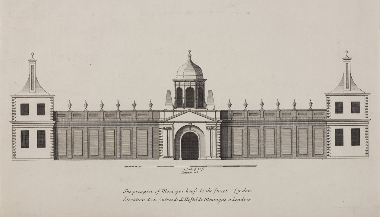 British Museum, Holborn, c.1750 by Colen Campbell