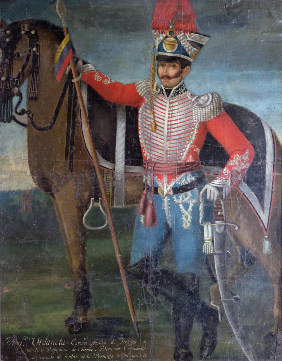 Francisco Urdaneta, Ejderha Albayı, 1822 by Colombian School