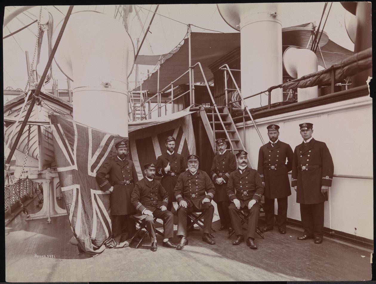 Cunard Line, S.S. "Umbria", c.1897 (s/b fotoğraf) by Company Byron