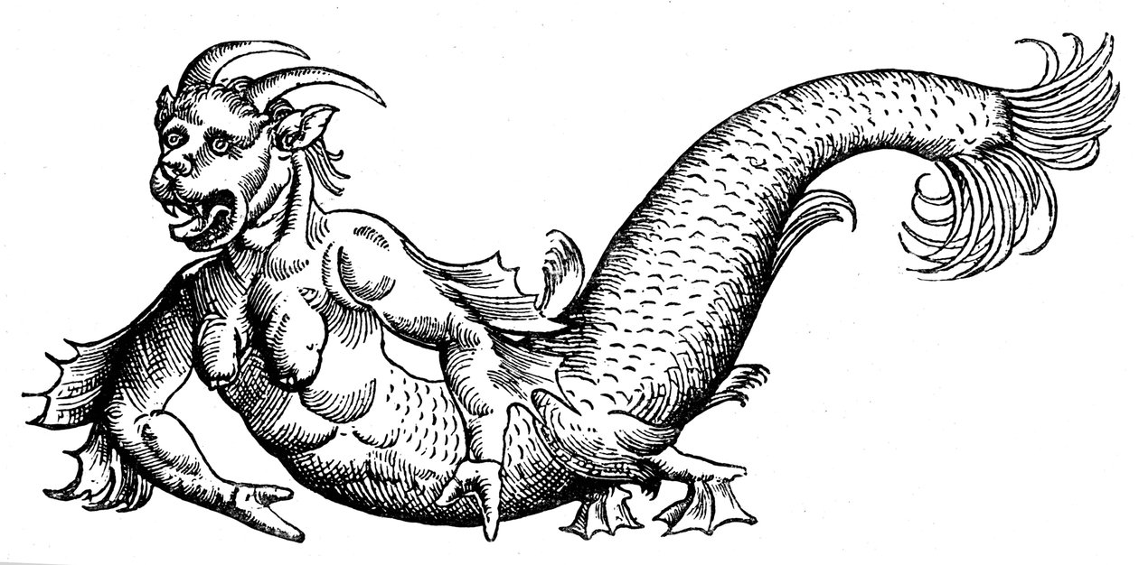Denizlerin şeytanı by Conrad (after) Gesner