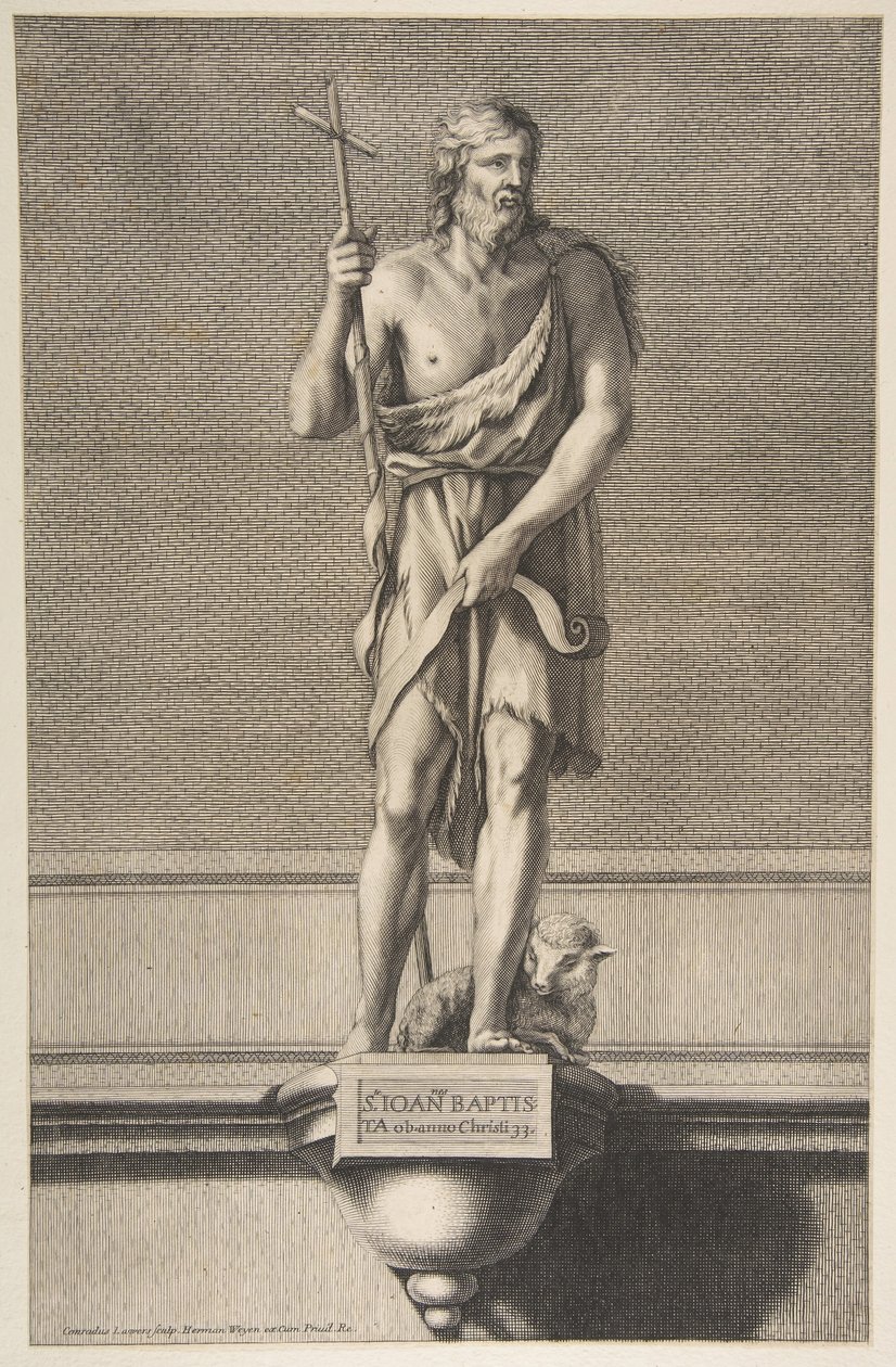 John Baptist. by Conrad Lauwers