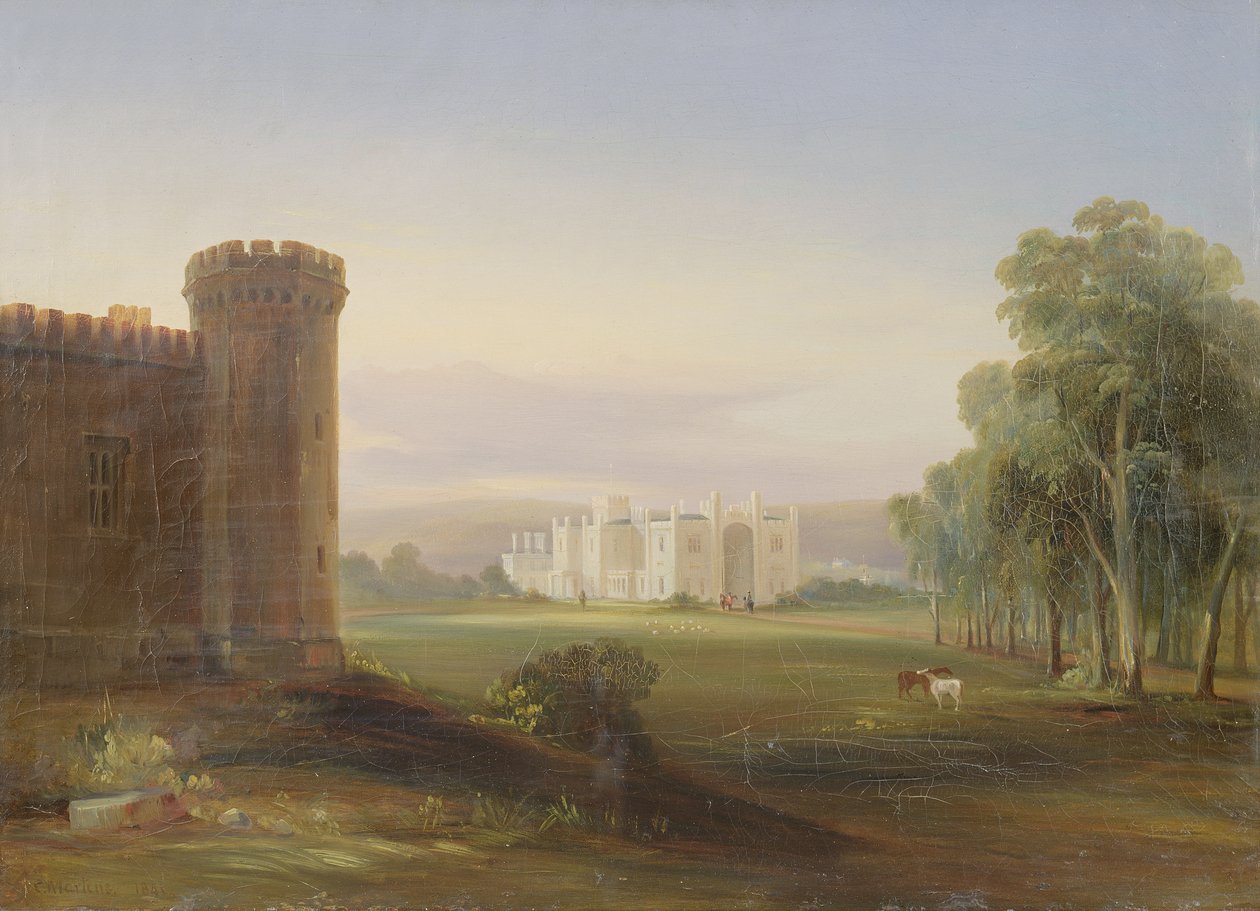 Hükümet Konağı ve Ahırları, Sidney, 1841 by Conrad Martens