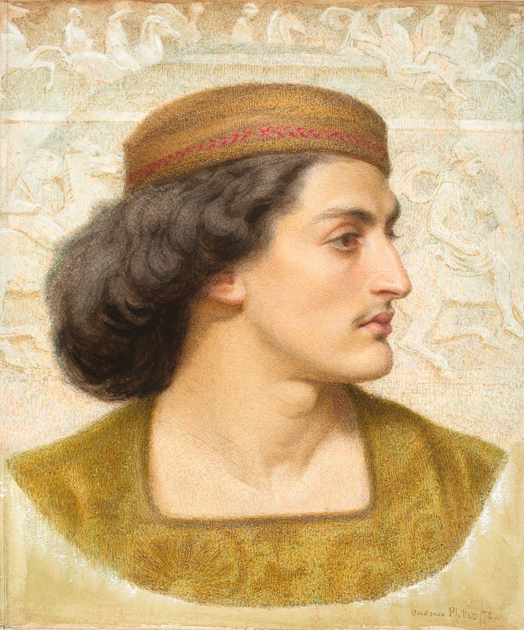 Tito Melema'nın Portresi by Constance Phillott