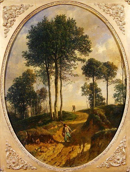 kaçak avcı by Constant Emile Troyon
