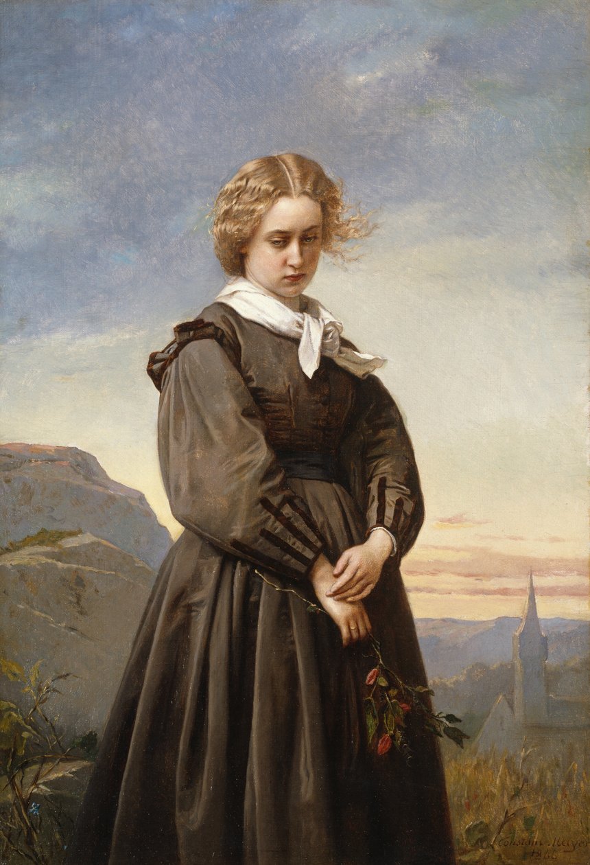 Aşkın Melankoli, 1866. by Constant Mayer