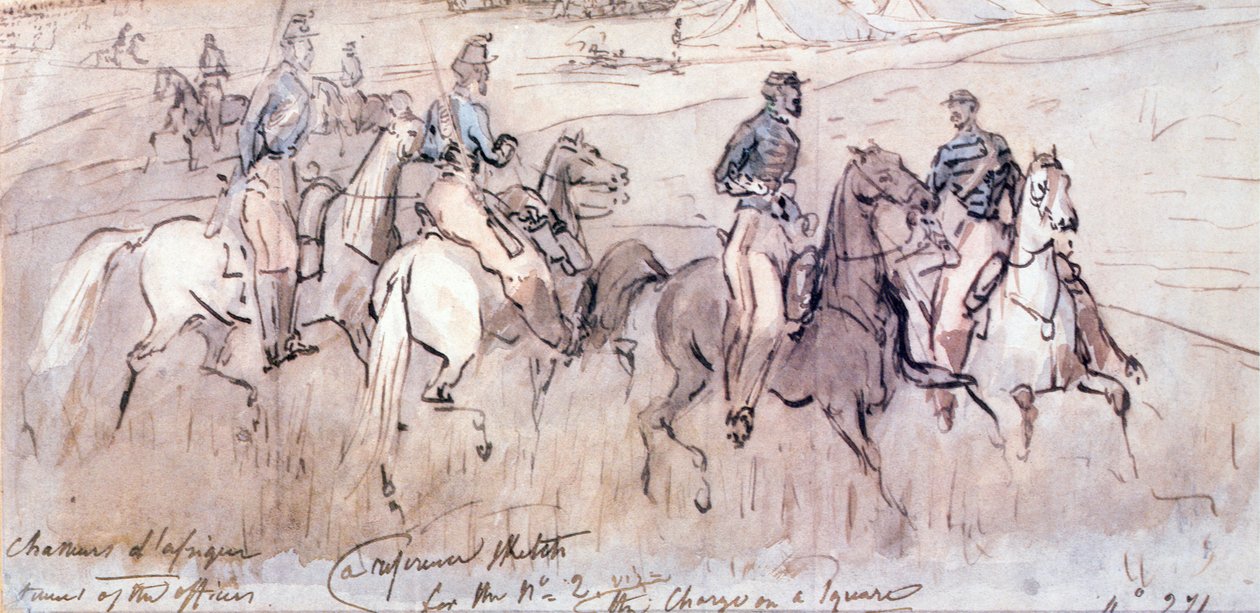 1854 Kırım Savaşı sırasında Chasseurs d