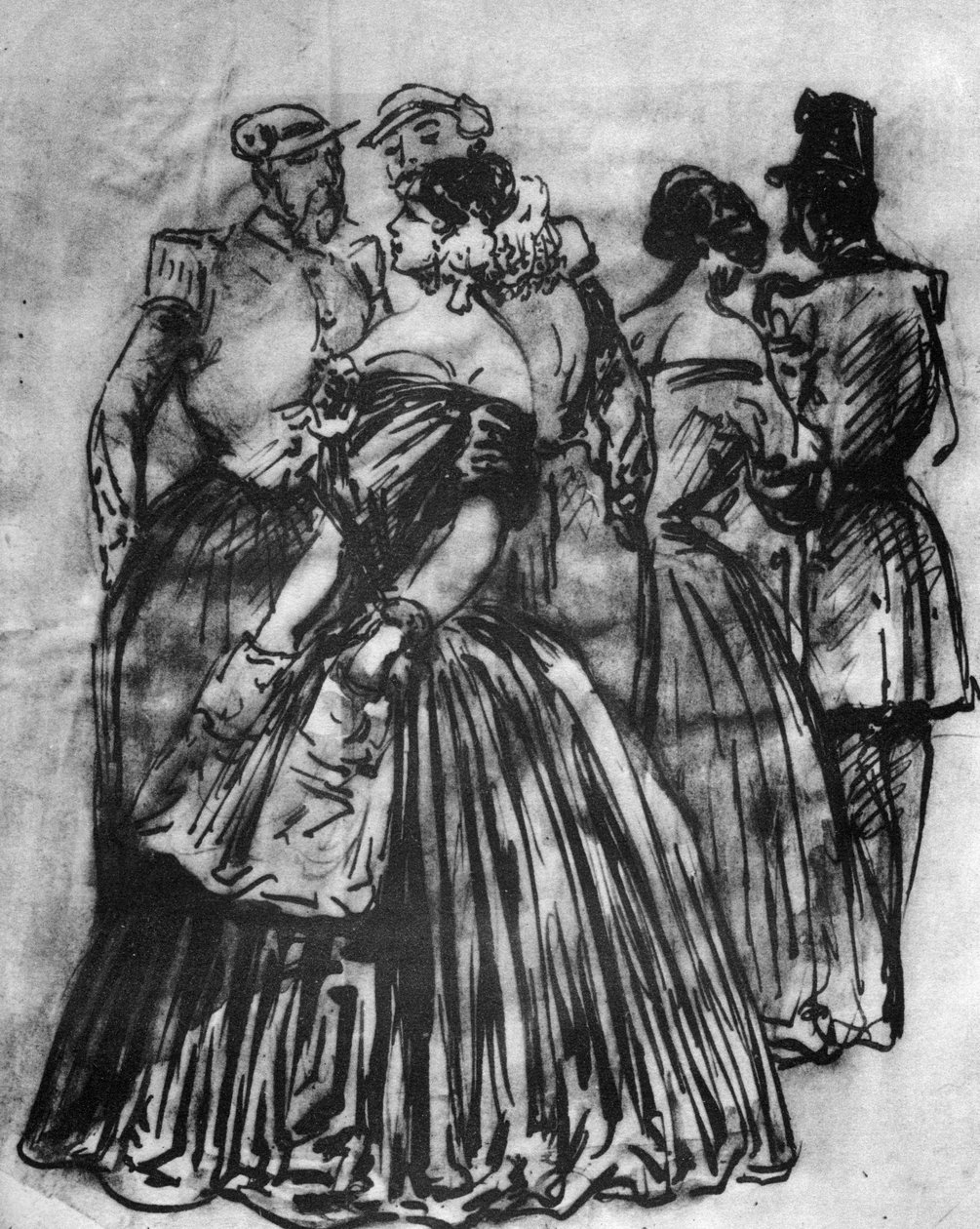 İzinli, 19. yüzyıl, 1930 by Constantin Guys