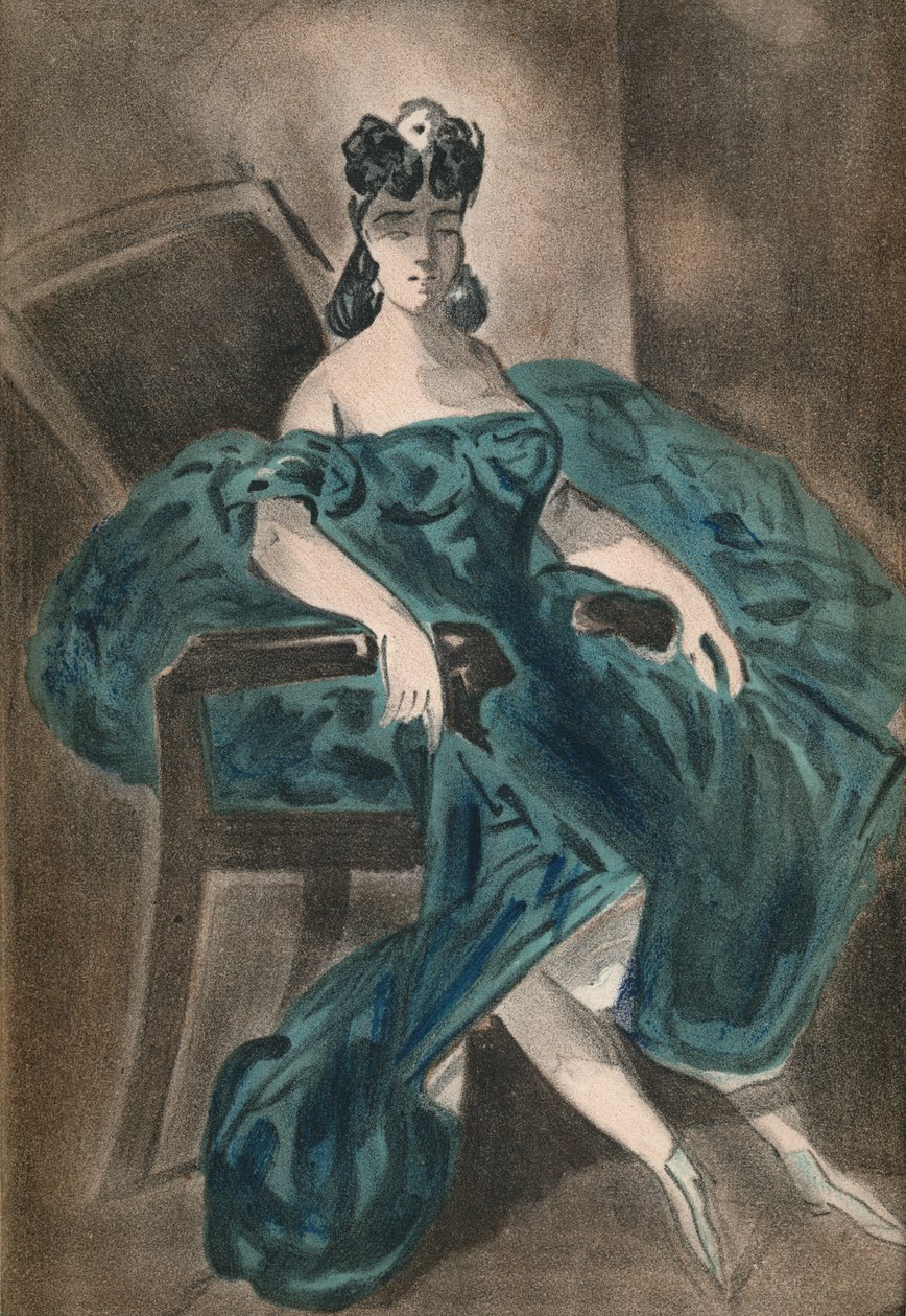 Portre II, 1865, 1939 by Constantin Guys