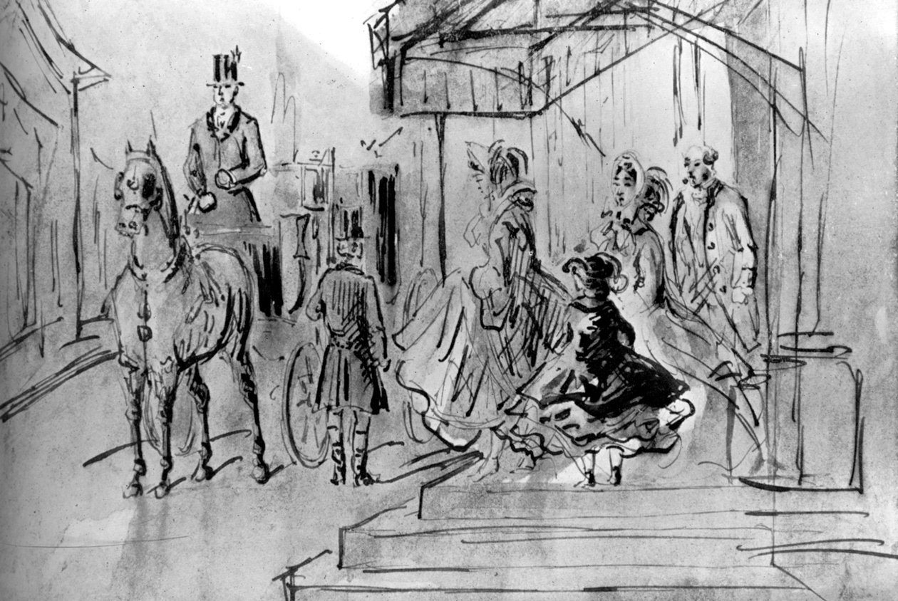 Çıkış, 19. yüzyıl, 1930. by Constantin Guys