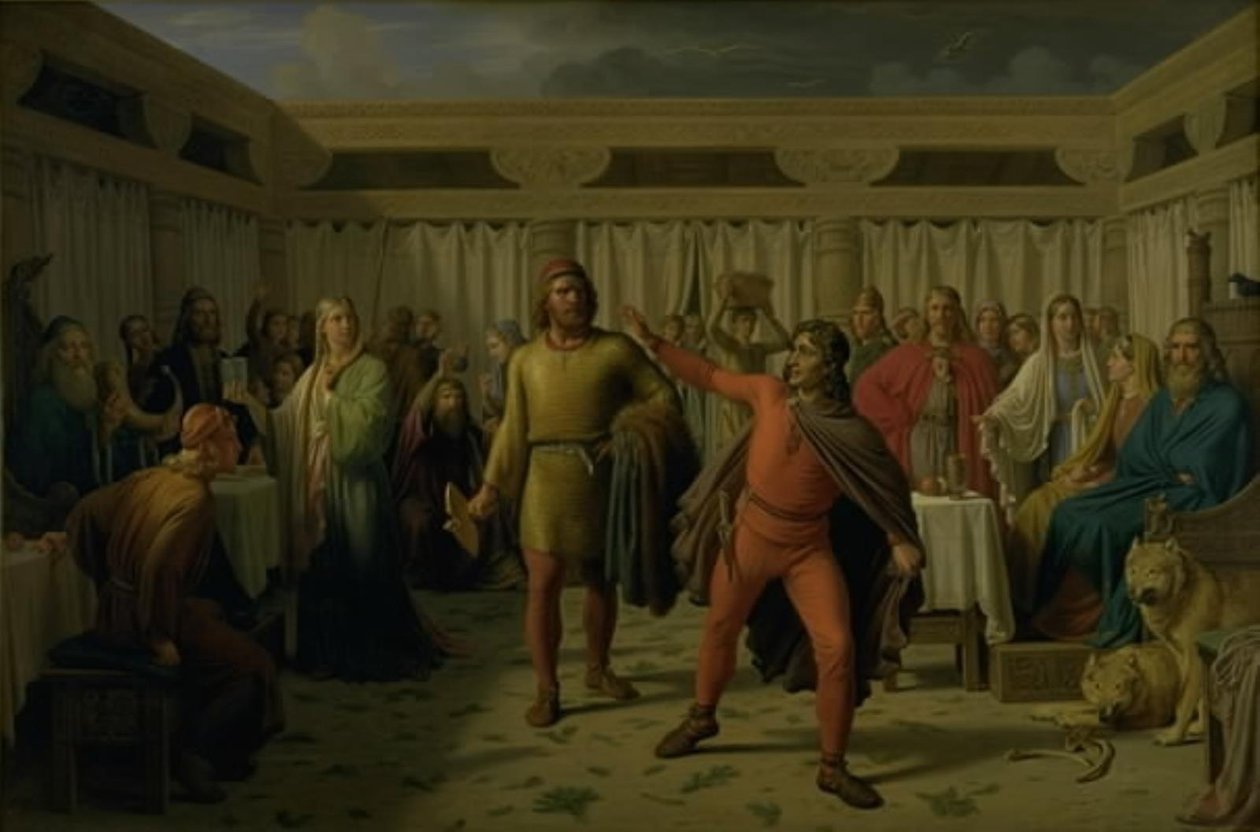 Ægir Bayramı by Constantin Hansen