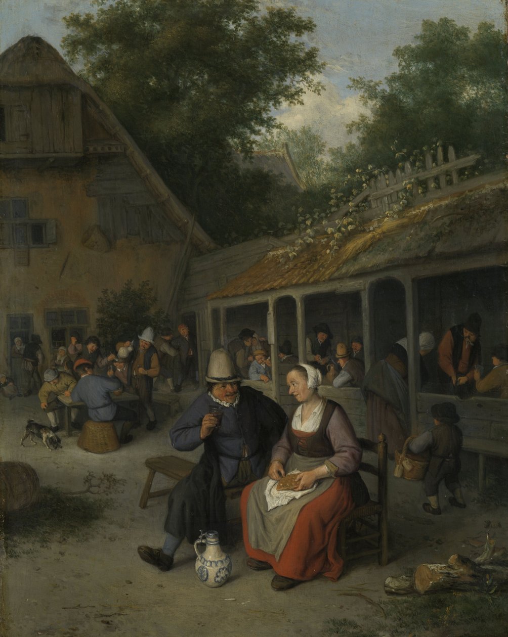 Kır Evi by Cornelis Dusart