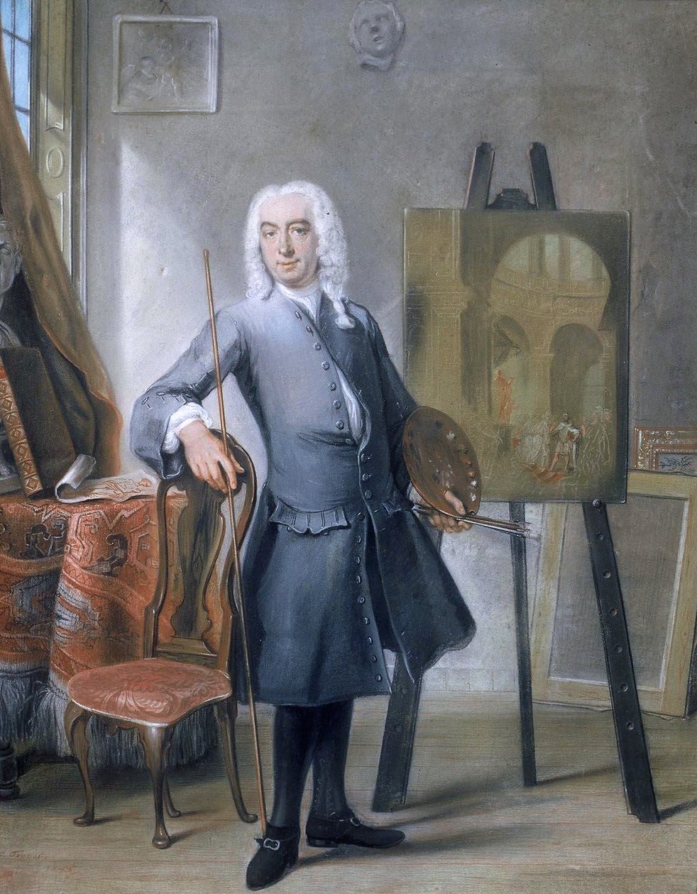 kendi portre by Cornelis Troost