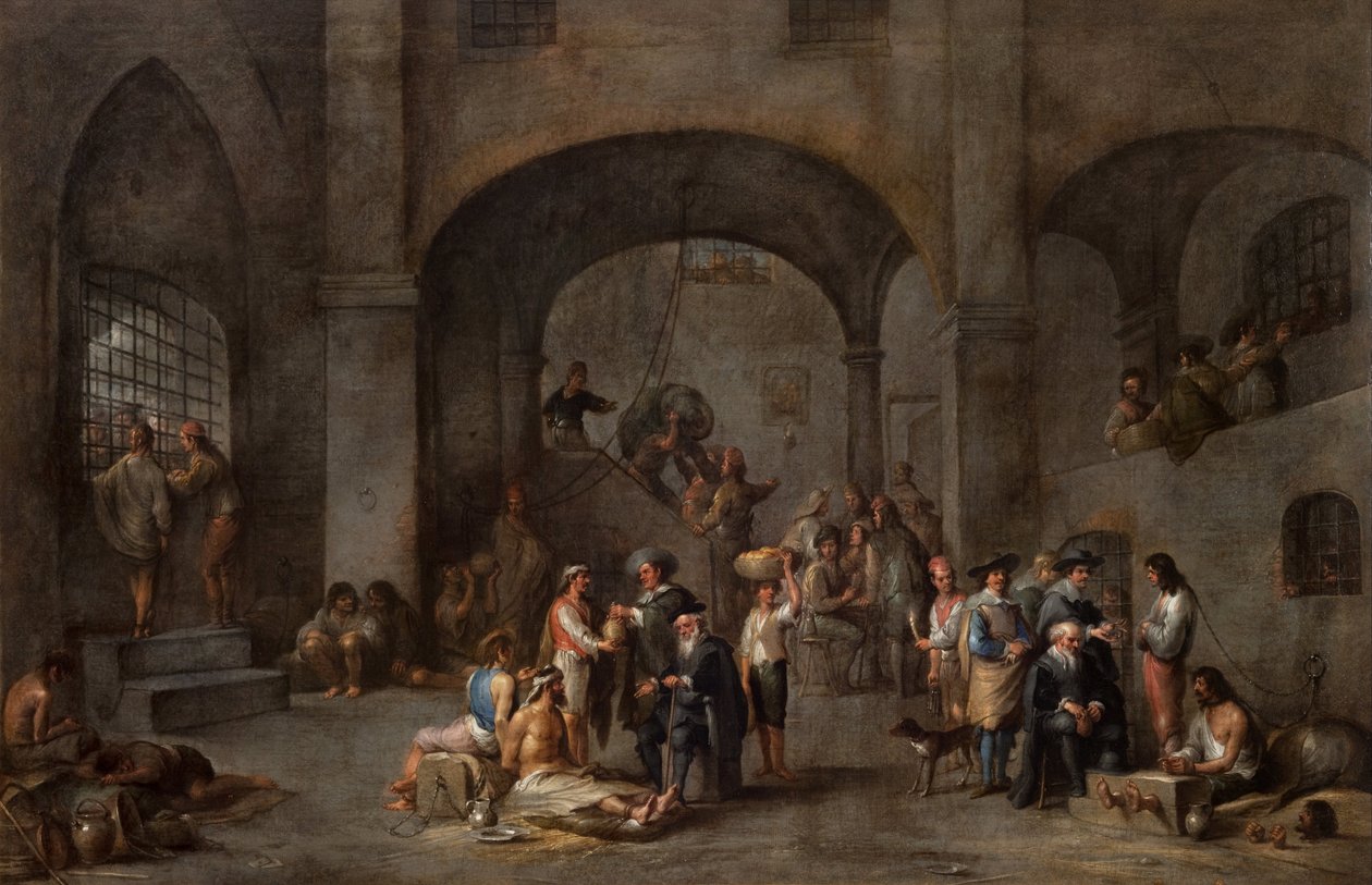 Tutukluları Ziyaret Etmek by Cornelis de Wael