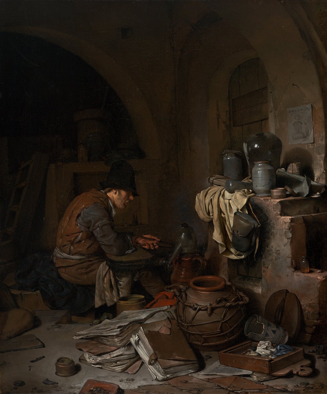 Kimyager by Cornelis Pietersz Bega