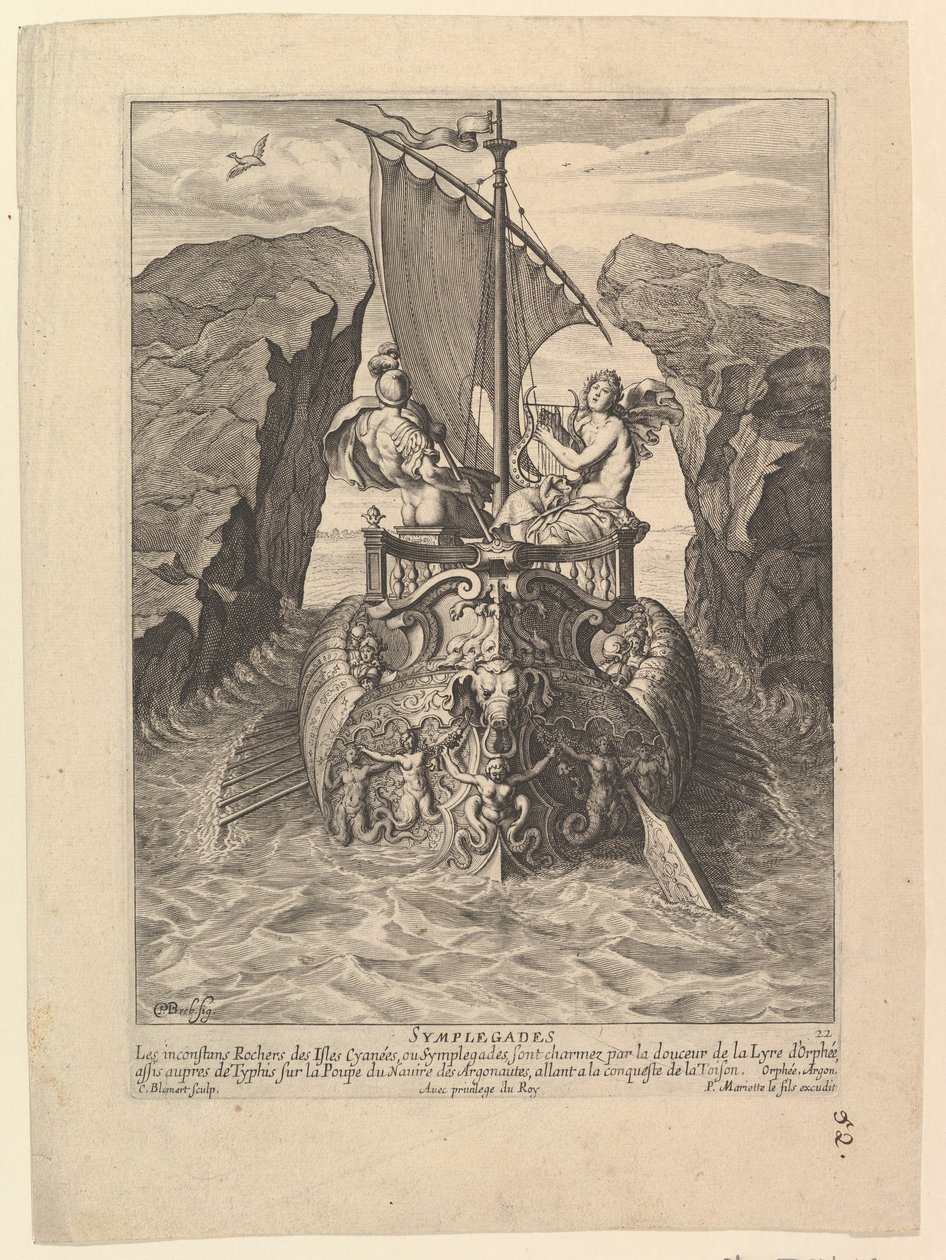 Simplegades, 17. yüzyıl. by Cornelis Bloemaert